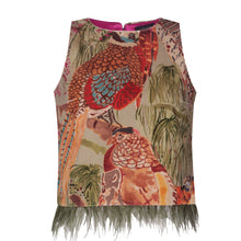 Load image into Gallery viewer, Halter Feathers Top
